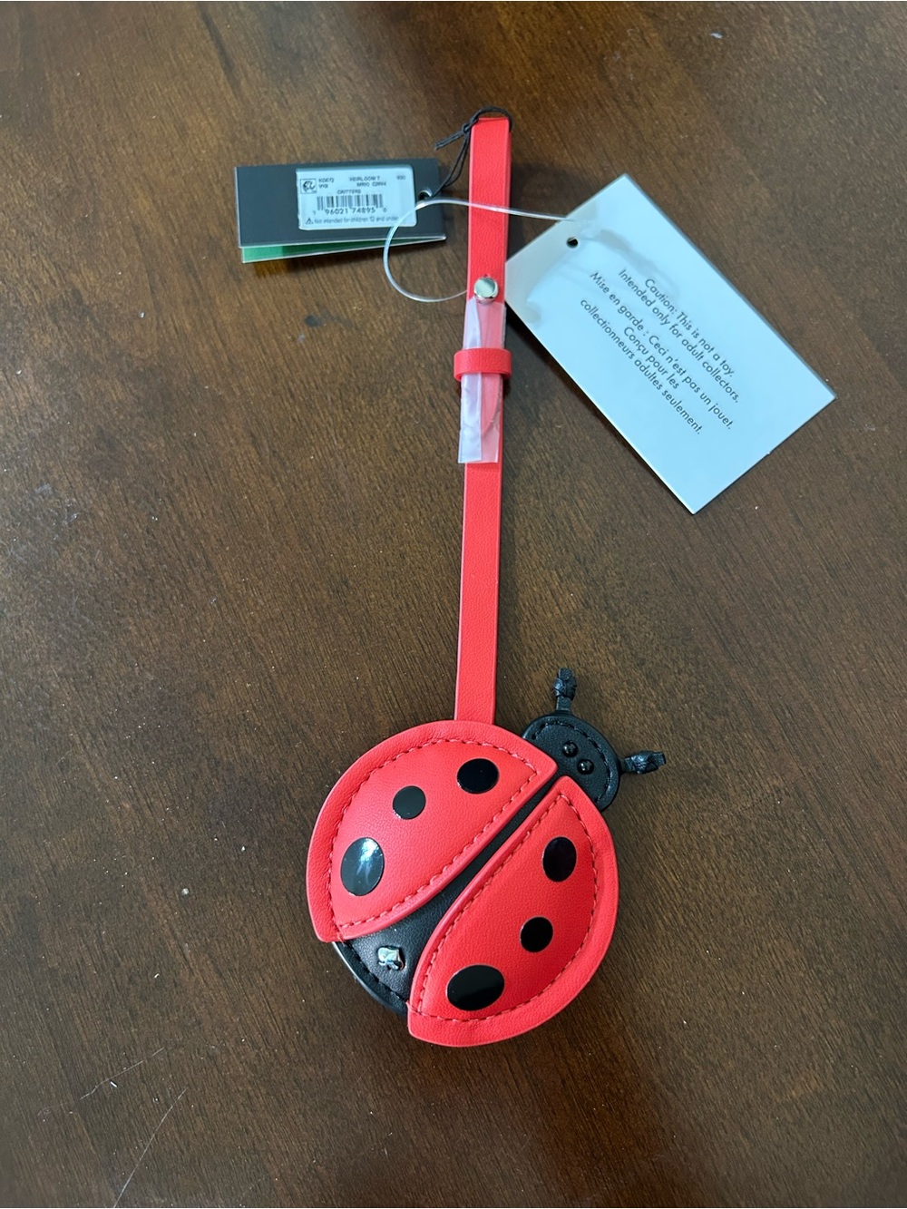 Kate Spade Critters Libby Lady Bug Bag Charm